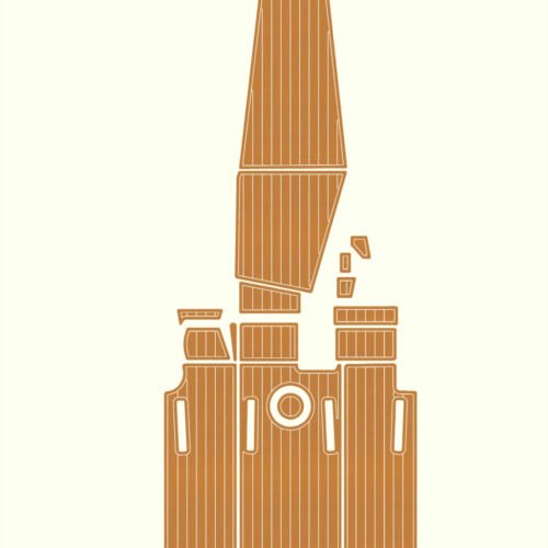 1 kit EVA foam marine floor 2006-2015 Baja 35 Outlaw