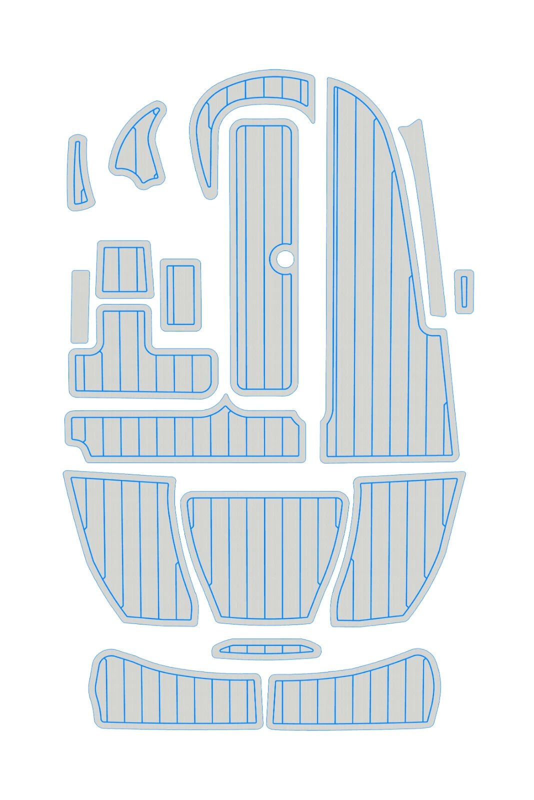 1 Kit EVA foam marine flooring 1996 Sea Doo speedster