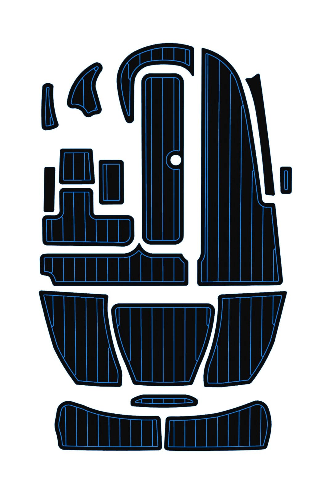 1 Kit EVA foam marine flooring 1996 Sea Doo speedster