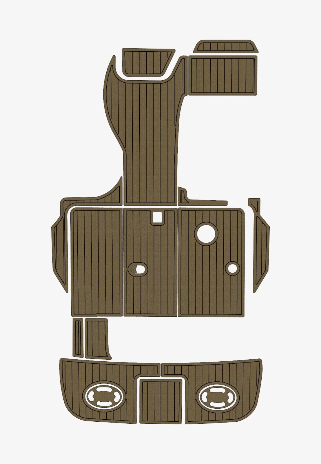 EVA foam marine flooring 1997-1999 Sea Ray 270 sundancer (5) 1 Kit EVA foam marine flooring 1997-2001 Sea Ray 270 sundancer