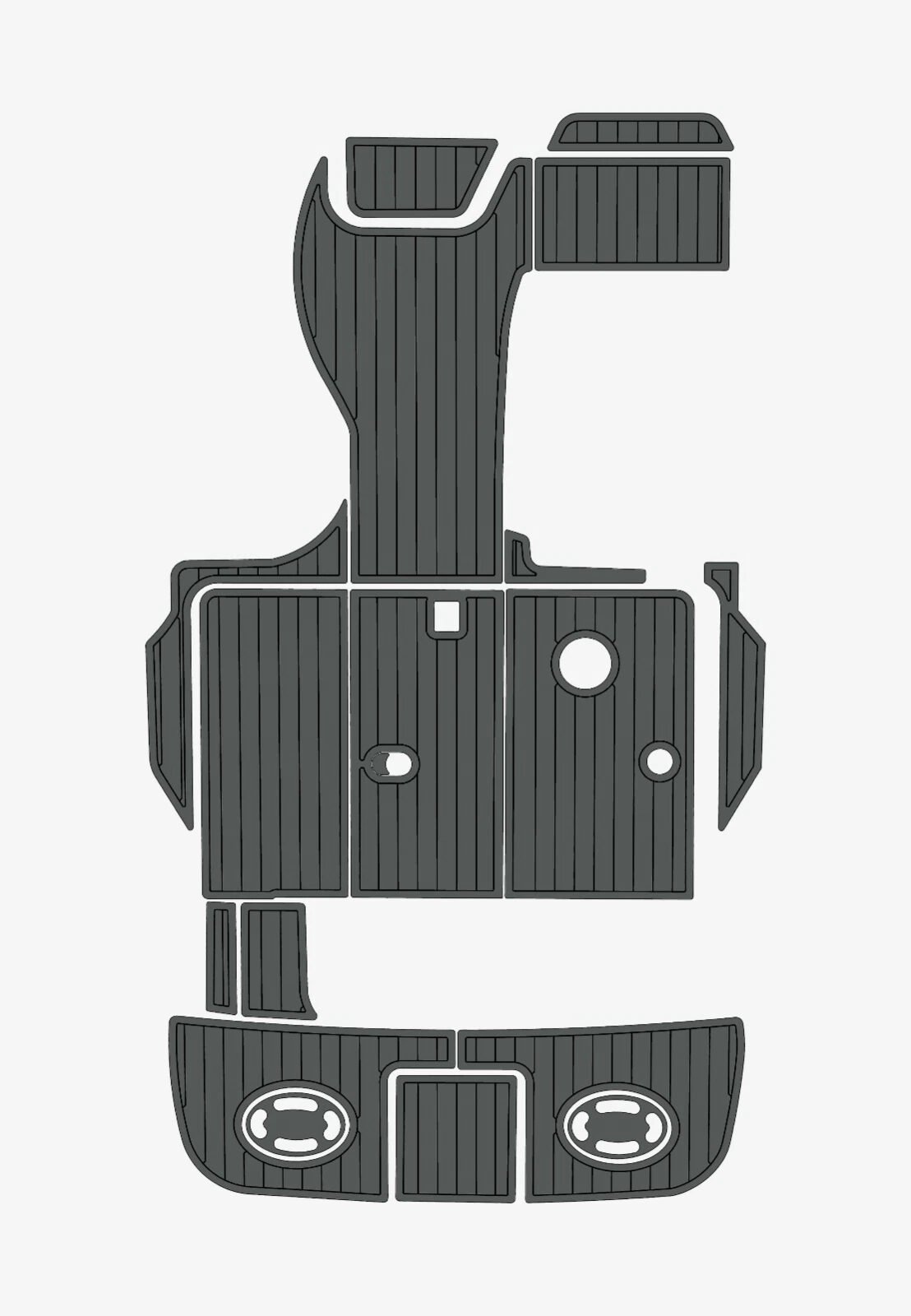 EVA foam marine flooring 1997-1999 Sea Ray 270 sundancer (6) 1 Kit EVA foam marine flooring 1997-2001 Sea Ray 270 sundancer