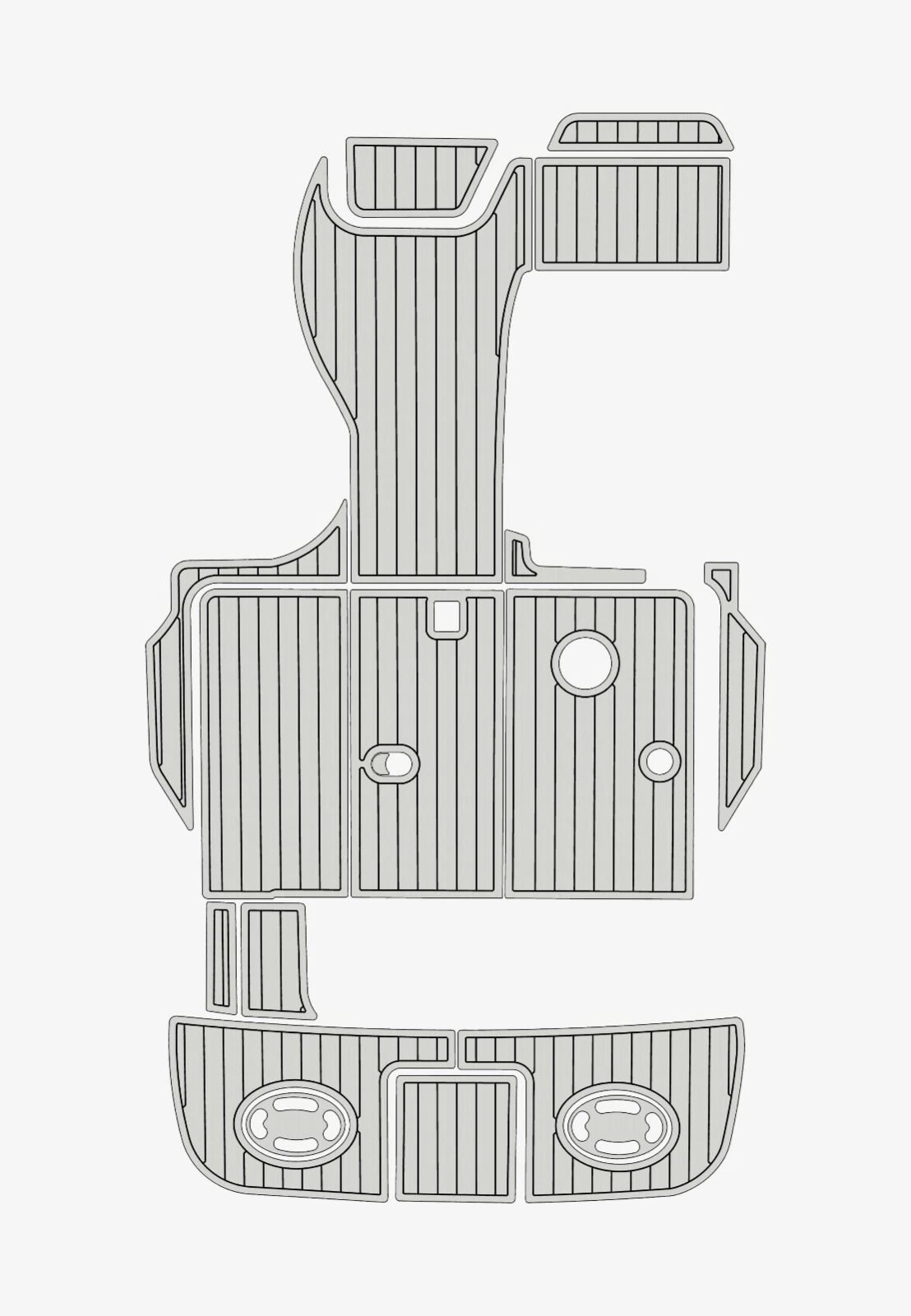 EVA foam marine flooring 1997-1999 Sea Ray 270 sundancer (8) 1 Kit EVA foam marine flooring 1997-2001 Sea Ray 270 sundancer