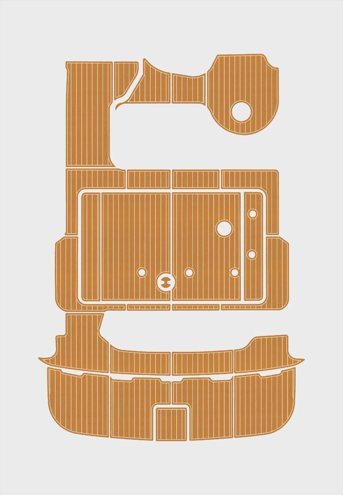 1 Kit EVA foam marine flooring 1997-2000 Sea Ray 400 Sundancer