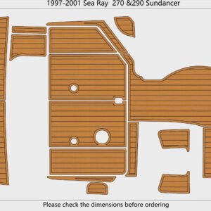 1 Kit EVA foam marine flooring 1997-2001 Sea Ray 290 Sundancer