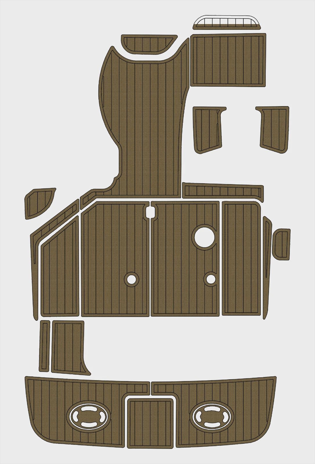 1 Kit EVA foam marine flooring 1997-2001 Sea Ray 290 Sundancer