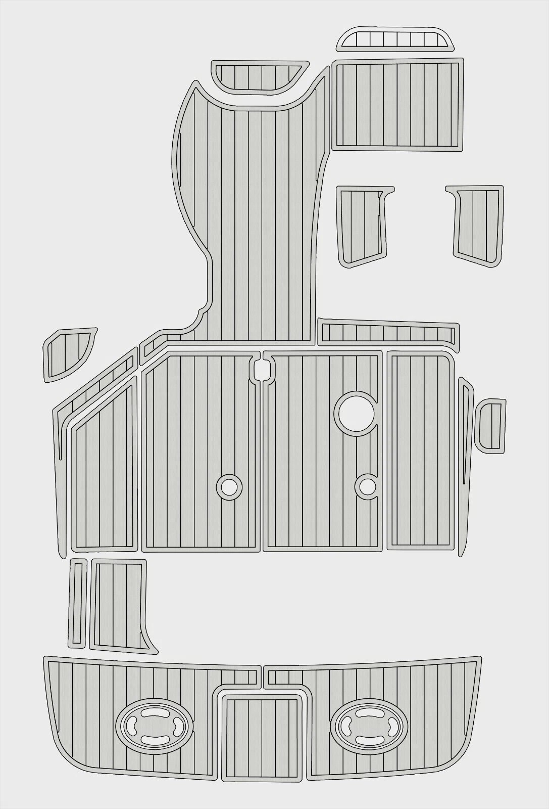 1 Kit EVA foam marine flooring 1997-2001 Sea Ray 290 Sundancer