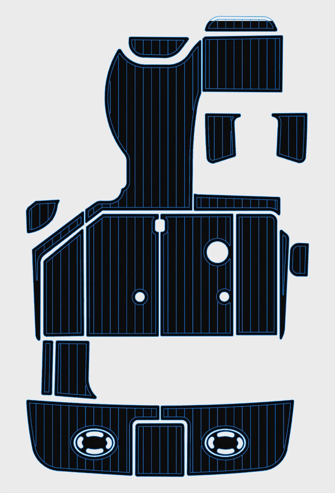 1 Kit EVA foam marine flooring 1997-2001 Sea Ray 290 Sundancer