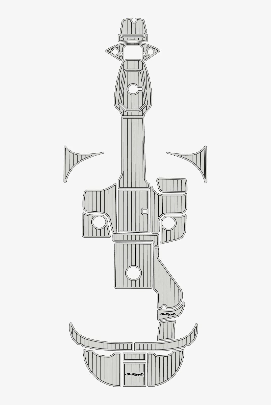 1 Kit EVA foam marine flooring 2000-2001 Sea Ray 240