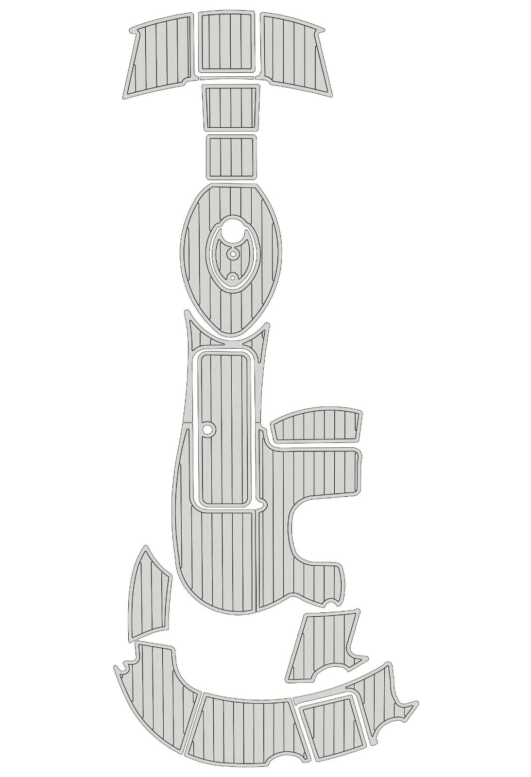 1 kit EVA foam marine flooring 2000-2006 Sea Doo Islandia