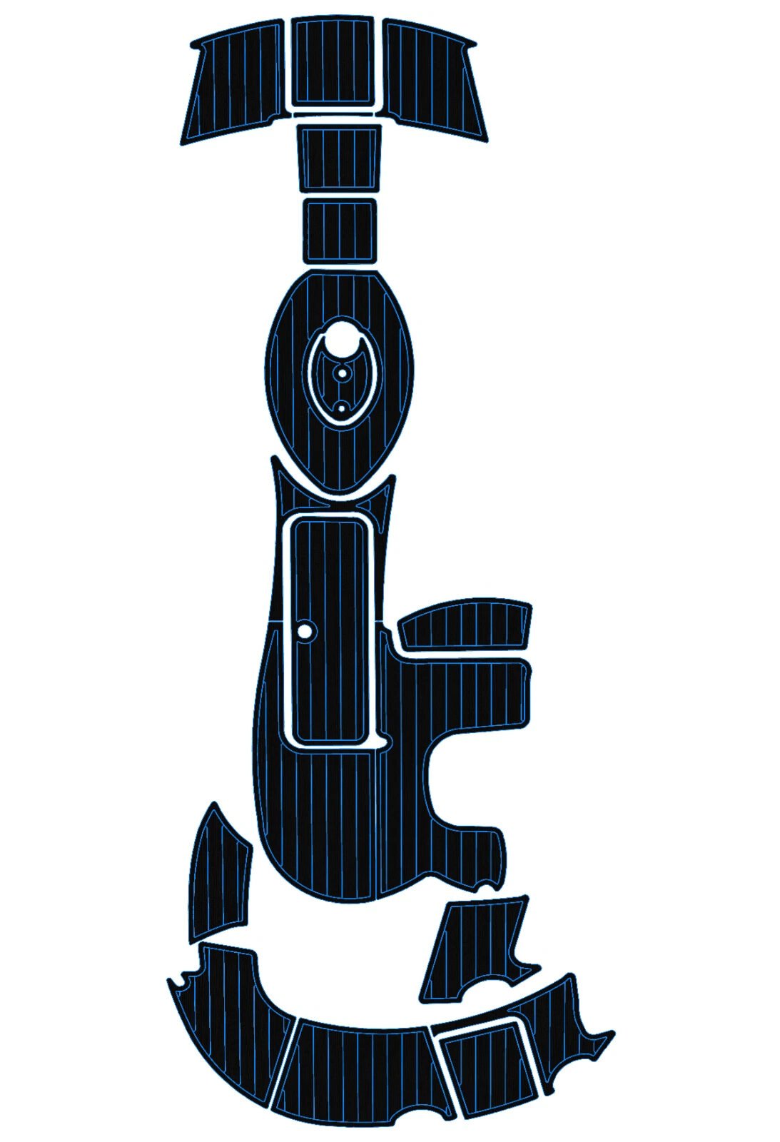 1 kit EVA foam marine flooring 2000-2006 Sea Doo Islandia