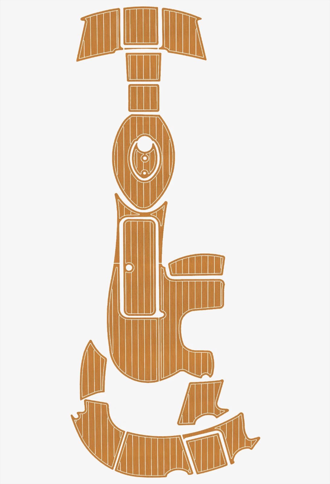 1 kit EVA foam marine flooring 2000-2006 Sea Doo Islandia