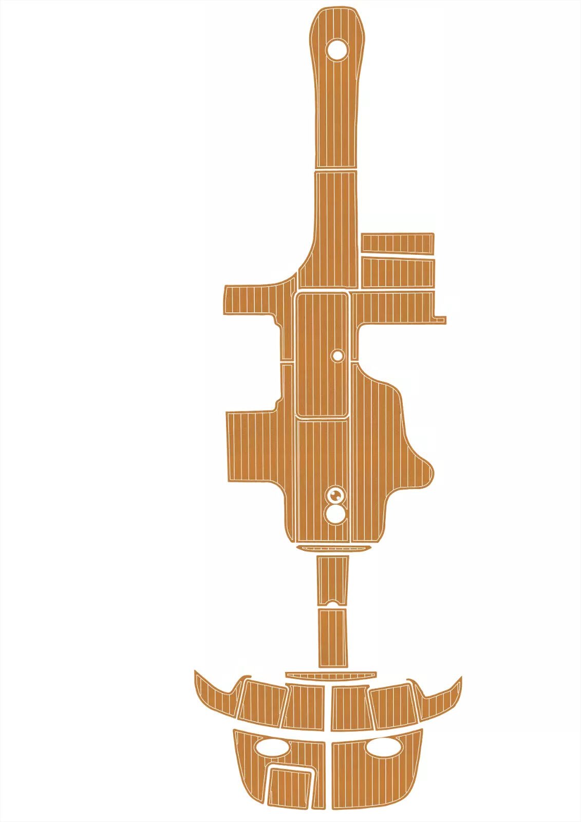 1 Kit EVA foam marine flooring 2001-2005 Sea Ray 290 SLX