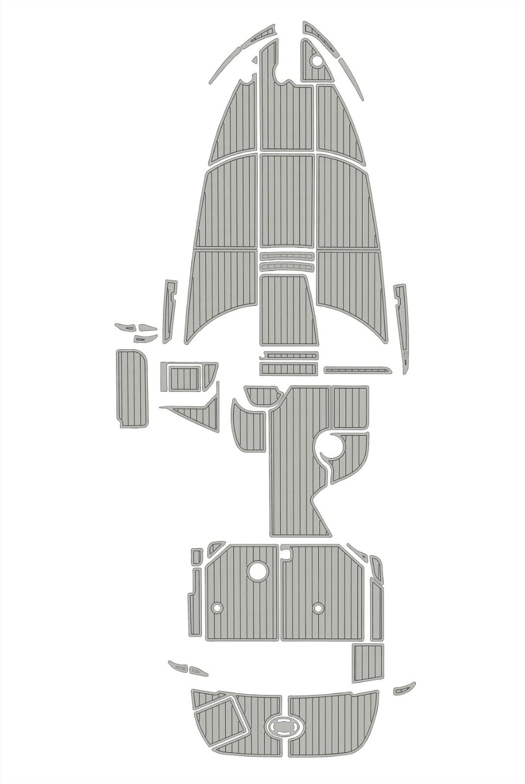 1 Kit EVA foam marine flooring 2001-2009 Sea Ray 280 Sundancer