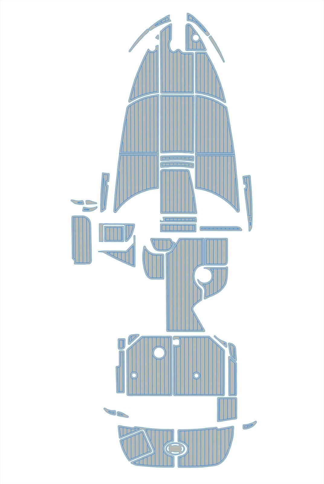 1 Kit EVA foam marine flooring 2001-2009 Sea Ray 280 Sundancer