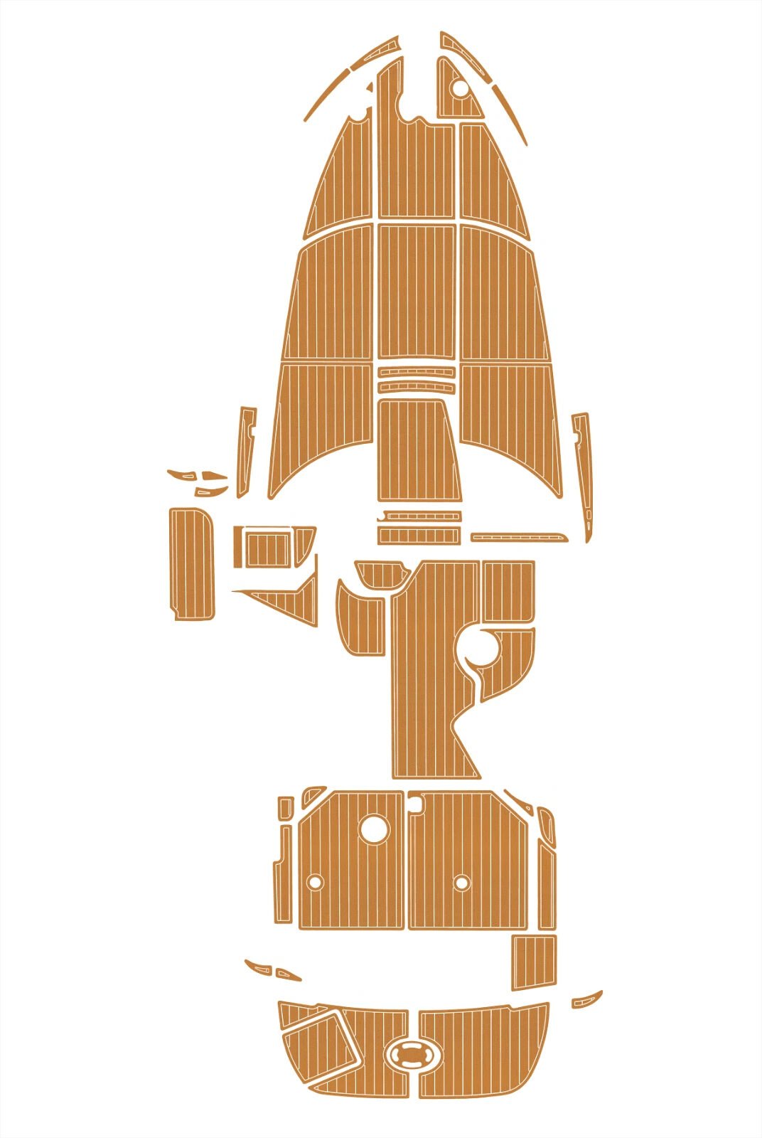 1 Kit EVA foam marine flooring 2001-2009 Sea Ray 280 Sundancer