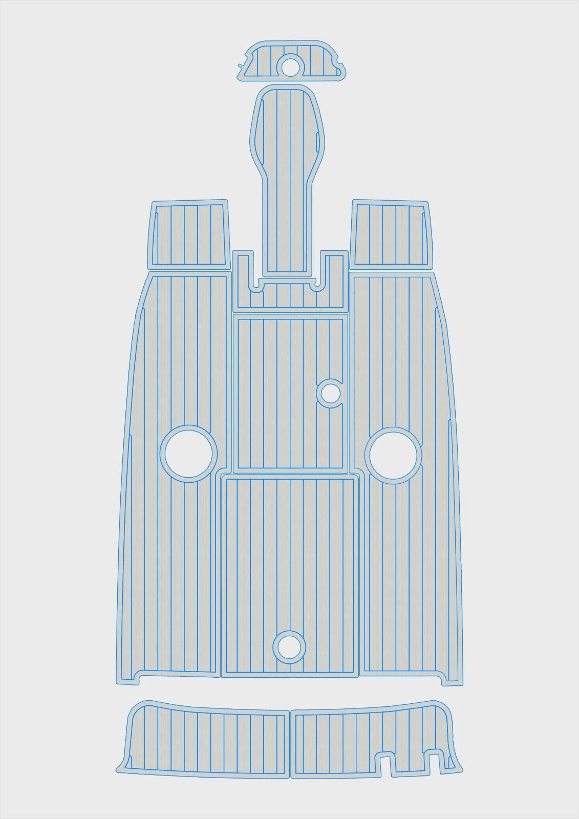 1 Kit EVA foam marine flooring 2002-2003 Sea Ray 182 BR