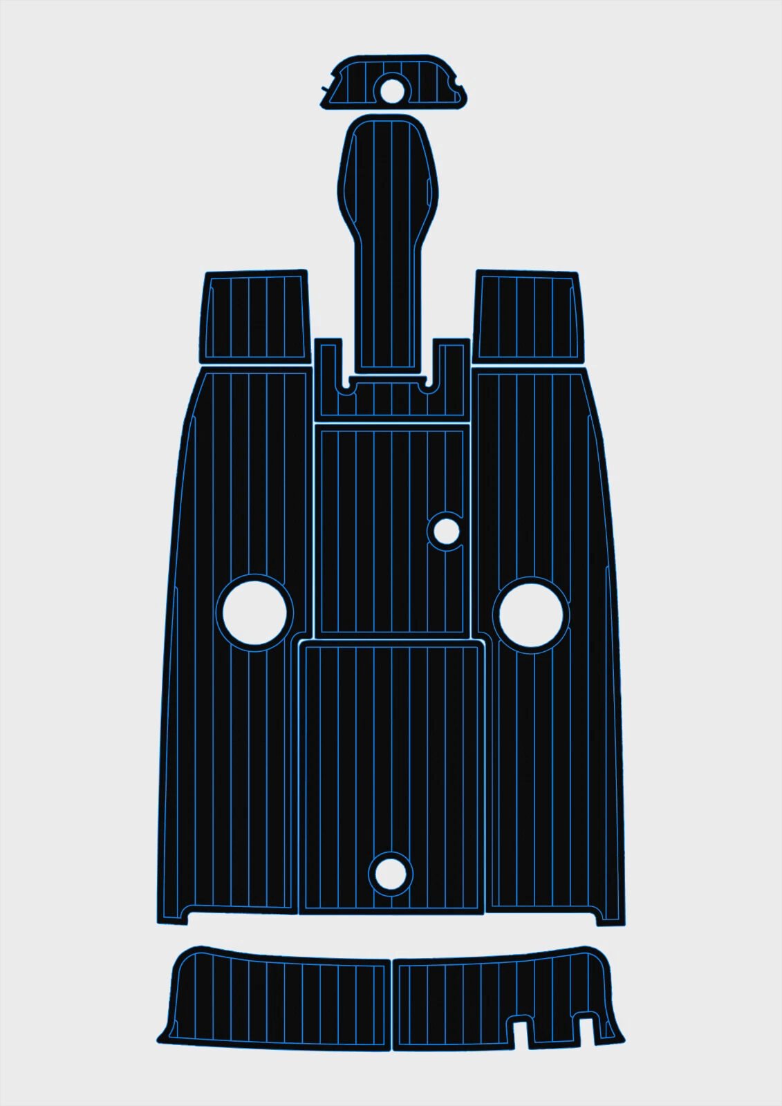 1 Kit EVA foam marine flooring 2002-2003 Sea Ray 182 BR