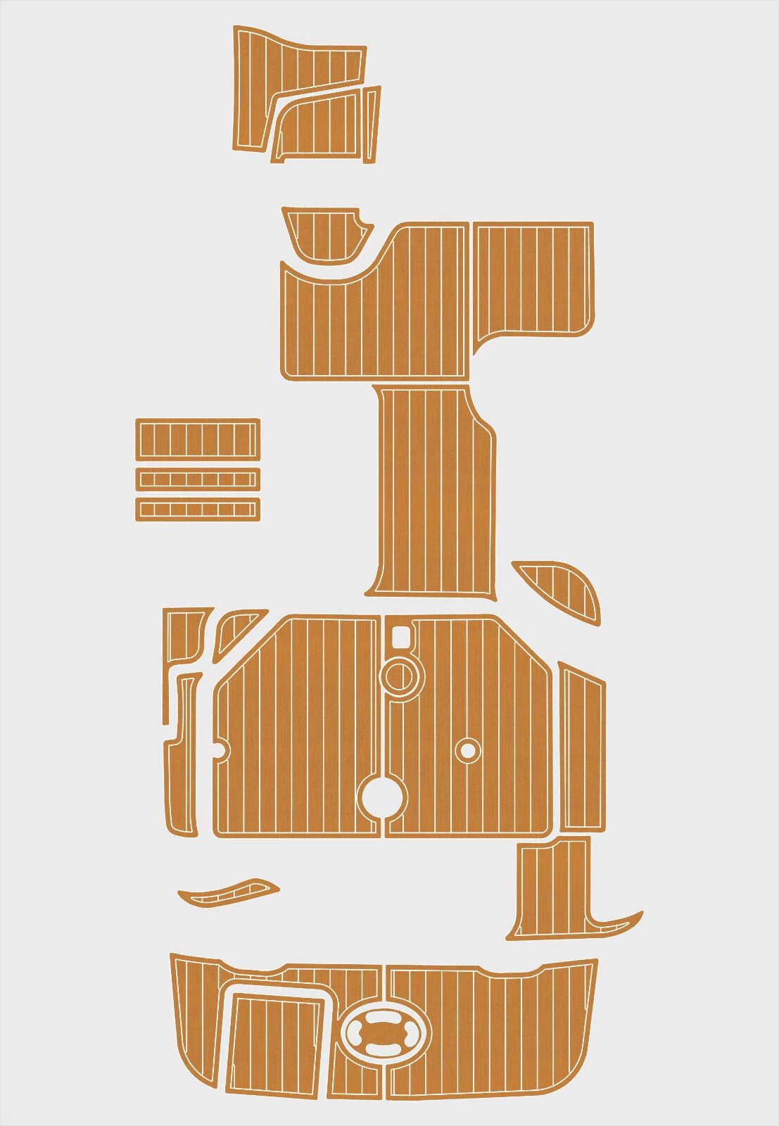 EVA foam marine flooring 2002-2004 Sea Ray 260 Sundancer (4) 1 Kit EVA foam marine flooring 2002-2004 Sea Ray 260 Sundancer