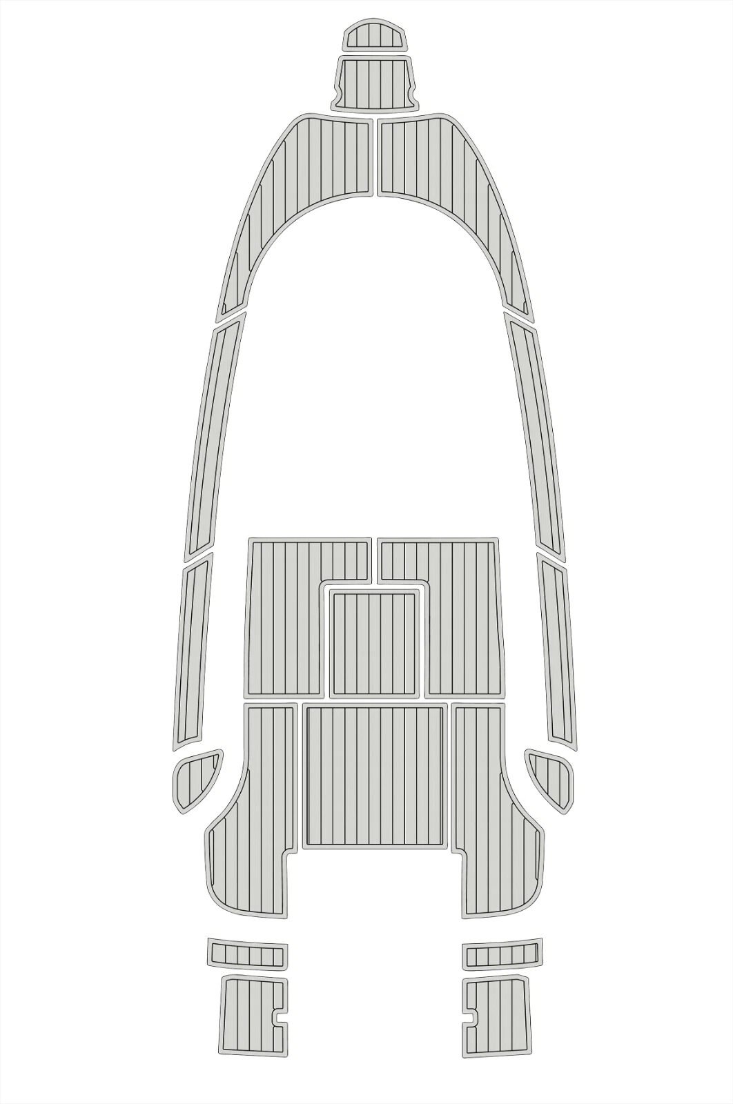 EVA foam marine flooring 2002-2010 Aquador 21 WA (14) 1 kit EVA foam marine flooring 2002-2010 Aquador 21 WA