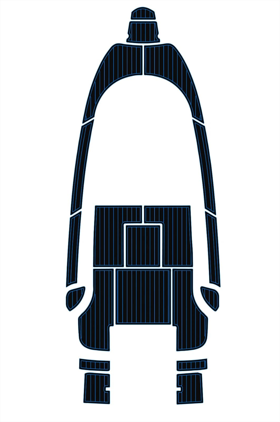 EVA foam marine flooring 2002-2010 Aquador 21 WA (2) 1 kit EVA foam marine flooring 2002-2010 Aquador 21 WA