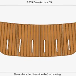 EVA foam marine flooring 2003 Baia Azzurra 63 (2) 1 kit EVA foam marine flooring 2003 Baia Azzurra 63