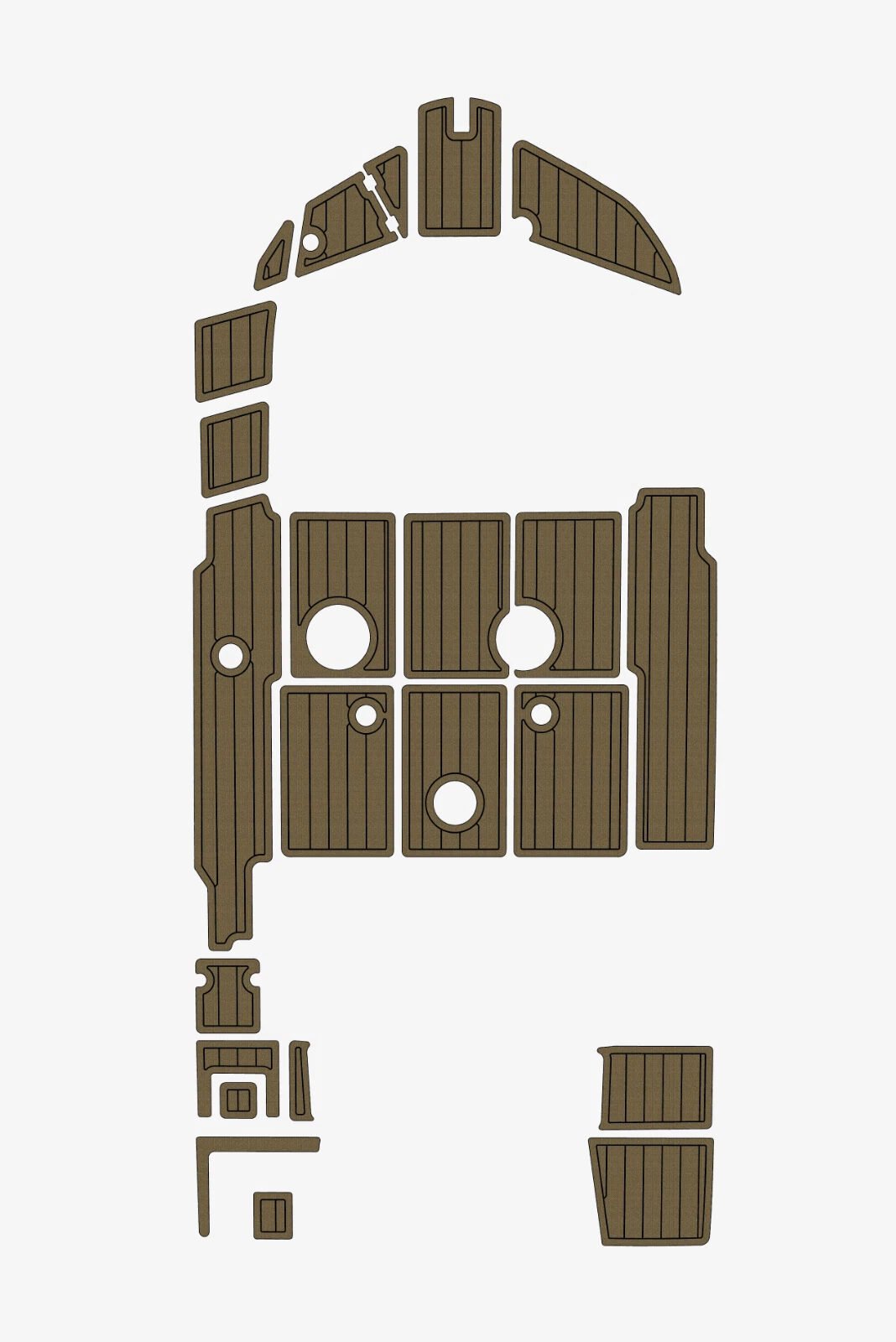 EVA foam marine flooring 2016 Beneteau Flyer 5 Sundeck (6) 1 kit EVA foam marine flooring 2016 Beneteau Flyer 5 Sundeck