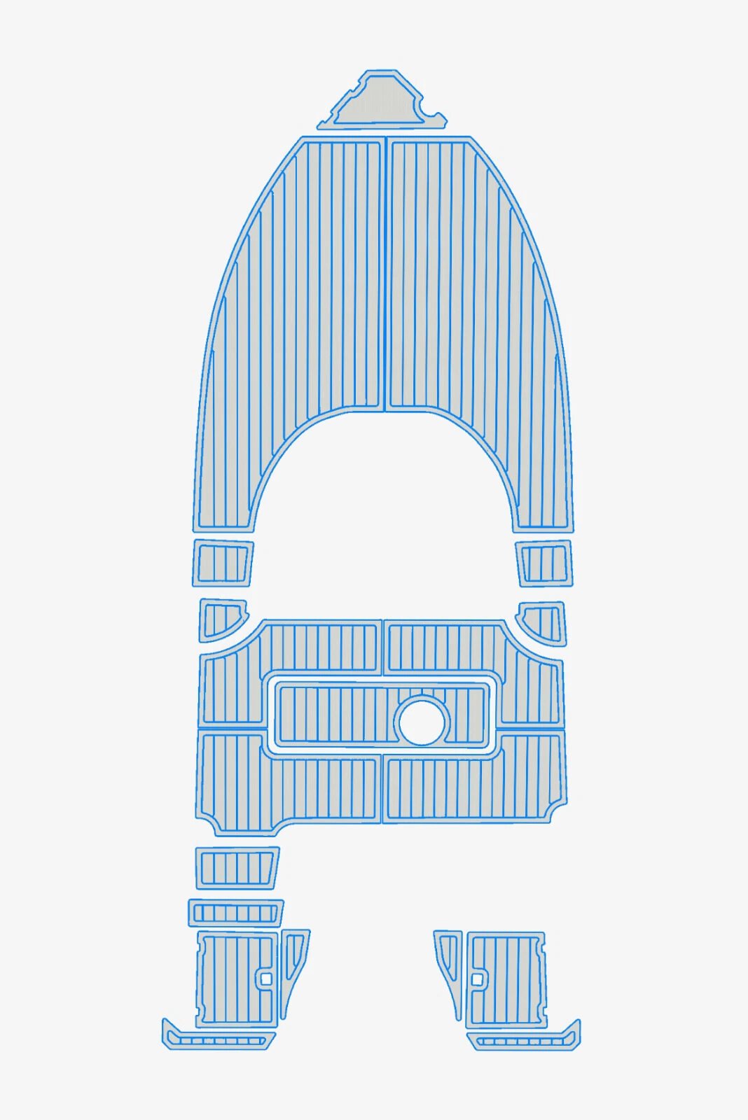 EVA foam marine flooring 2020 Benetau Barracuda 595 SD (10) 1 kit EVA foam marine flooring 2020 Benetau Barracuda 595 SD