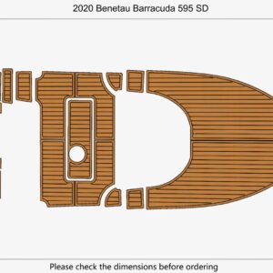 EVA foam marine flooring 2020 Benetau Barracuda 595 SD (2) 1 kit EVA foam marine flooring 2020 Benetau Barracuda 595 SD