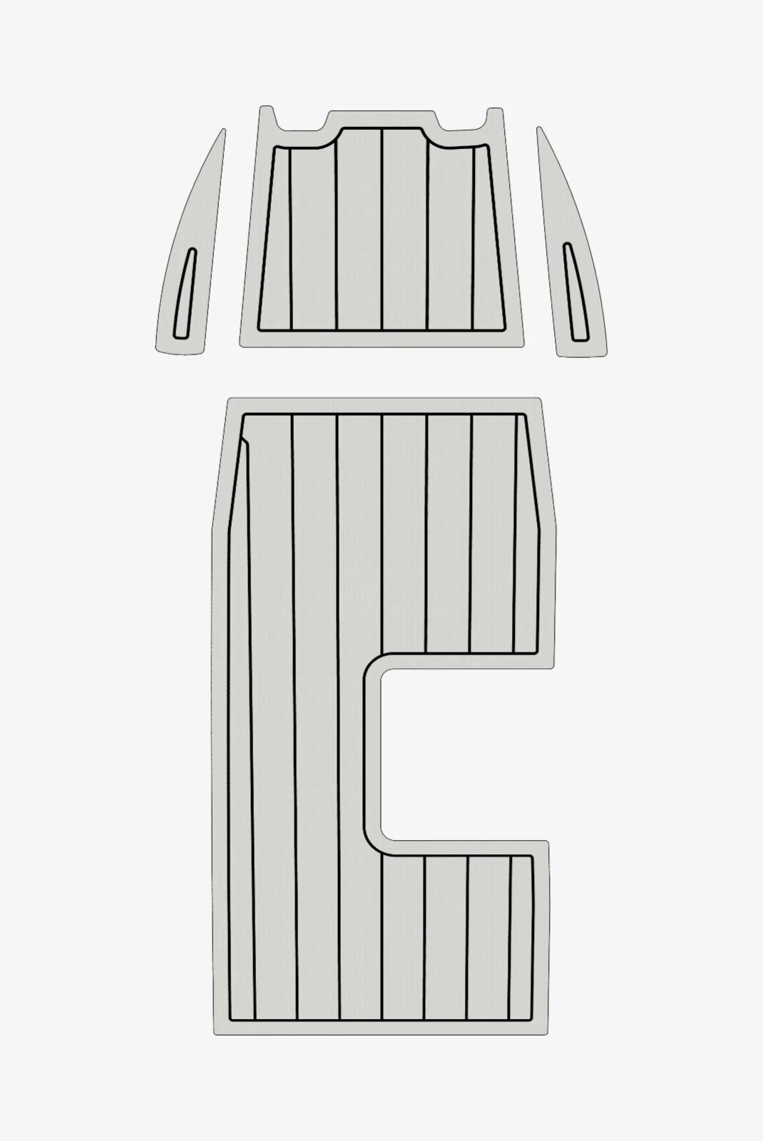 EVA foam teak deck flooring Achilles 12 (14) 1 kit EVA foam teak deck flooring Achilles 12