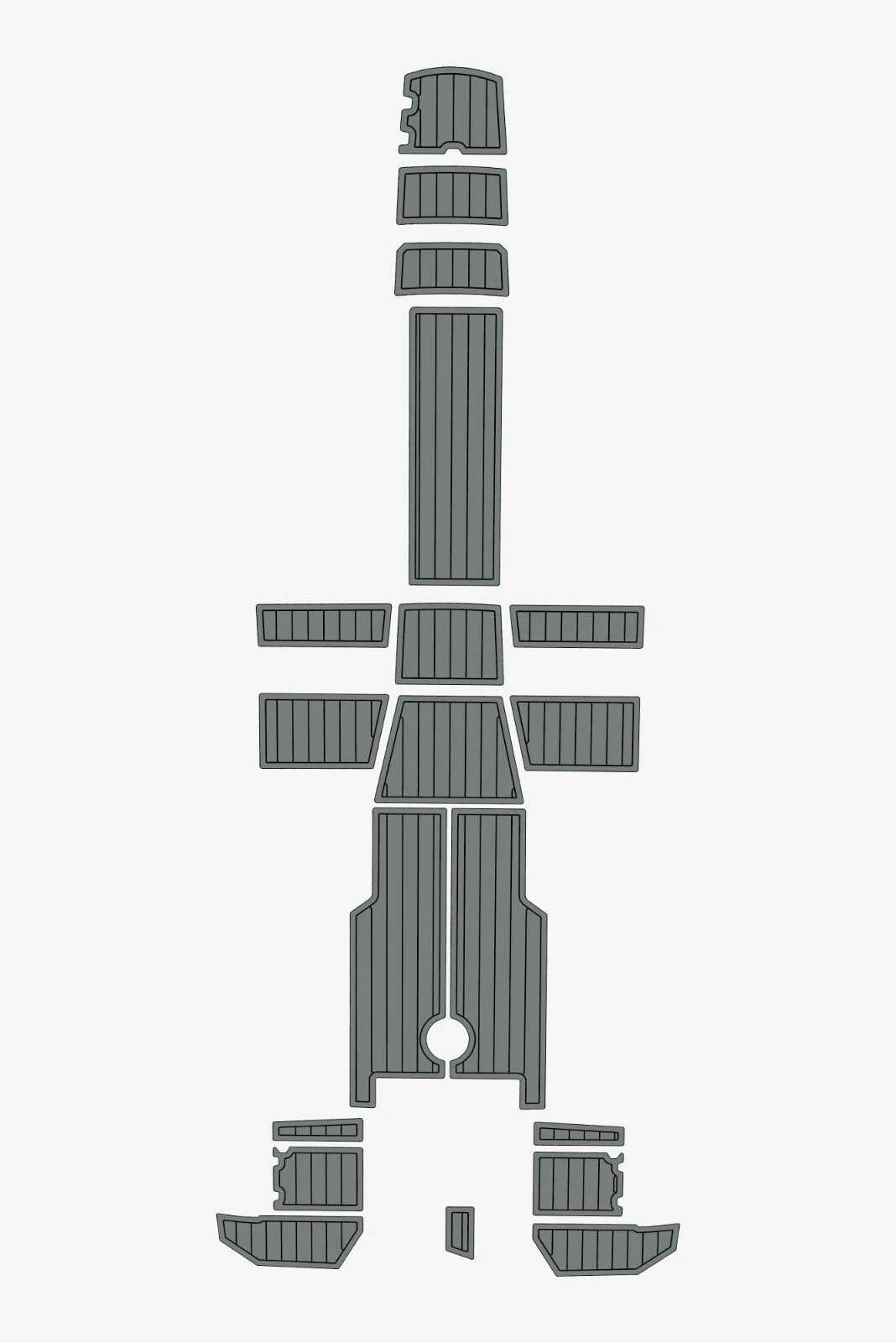 EVA foam teak flooring 2020-2024 AMT 210 BR (13) 1 kit EVA foam teak flooring 2020-2024 AMT 210 BR