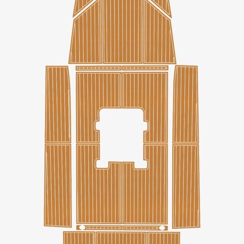 Picture 11 of 19 1 kit EVA foam Teak deck flooring 2003 AlumaCraft 20CC