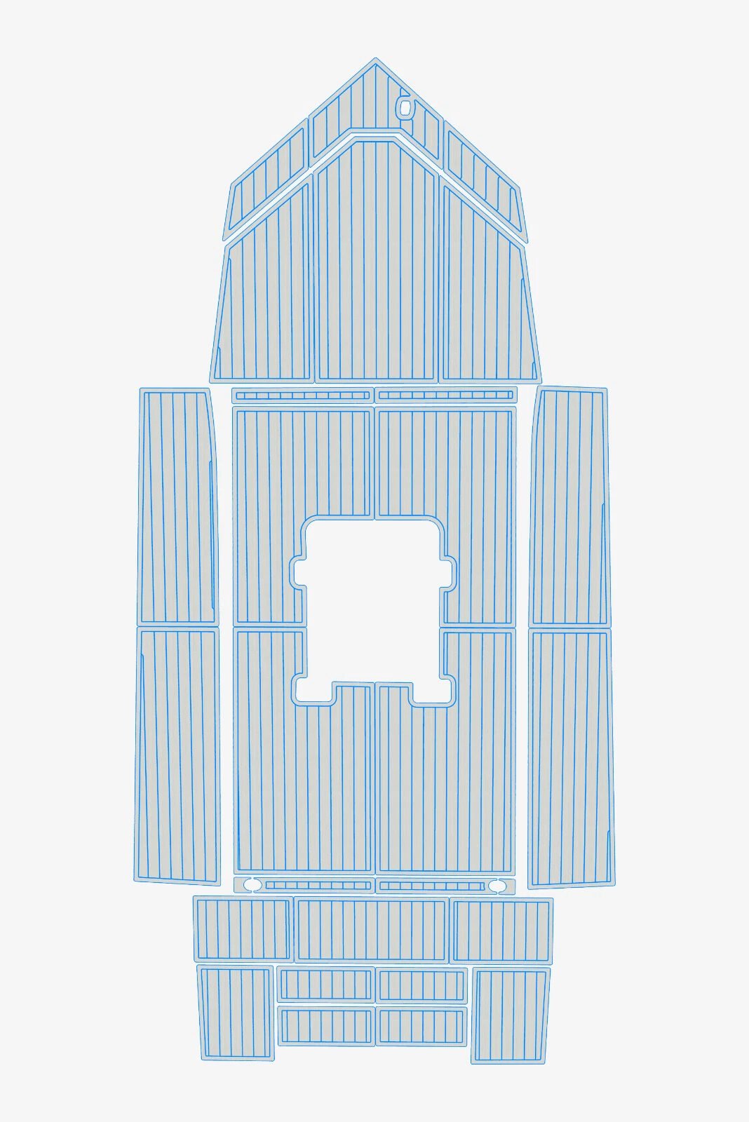 Picture 16 of 19 1 kit EVA foam Teak deck flooring 2003 AlumaCraft 20CC