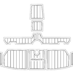 Picture 4 1 kit EVA foam faux teak Non-slip mat floor 2005-2012 Sea Doo 210