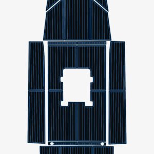 Picture 4 of 19 1 kit EVA foam Teak deck flooring 2003 AlumaCraft 20CC